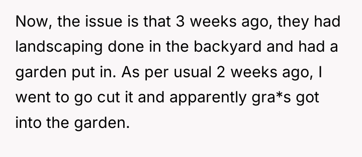 Now, the issue is that 3 weeks ago, they had...