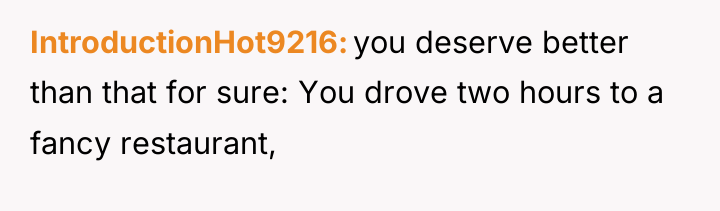 IntroductionHot9216 you deserve better than that for sure: You drove...
