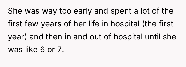 She was way too early and spent a lot of...