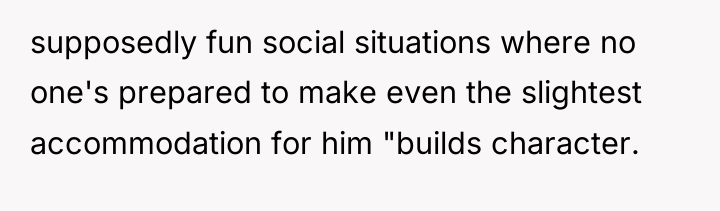 supposedly fun social situations where no one's prepared to make...