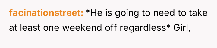 facinationstreet *He is going to need to take at least...