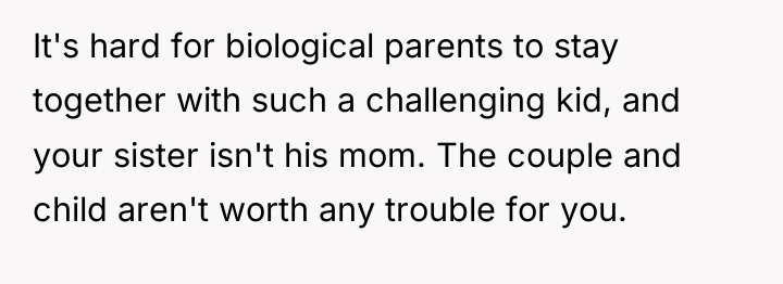 It's hard for biological parents to stay together with such...