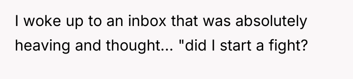 I woke up to an inbox that was absolutely heaving...
