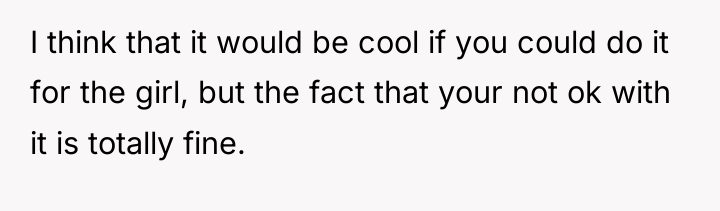 I think that it would be cool if you could...