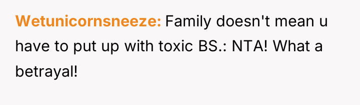 Wetunicornsneeze Family doesn't mean u have to put up with...
