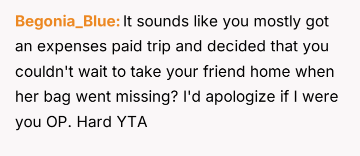 Begonia_Blue It sounds like you mostly got an expenses paid...