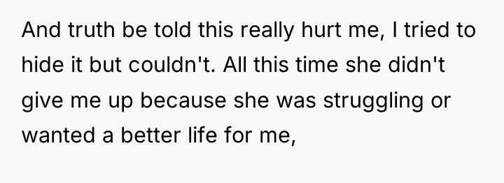 And truth be told this really hurt me, I tried...