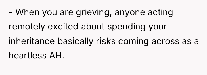 - When you are grieving, anyone acting remotely excited about...