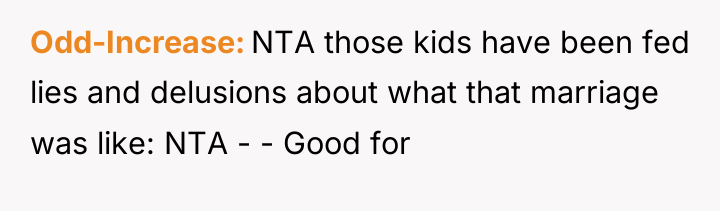 Odd-Increase NTA those kids have been fed lies and delusions...