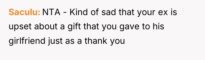 Saculu NTA - Kind of sad that your ex is...