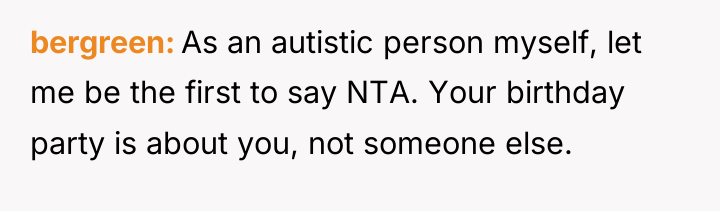 bergreen As an autistic person myself, let me be the...