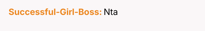 Successful-Girl-Boss Nta