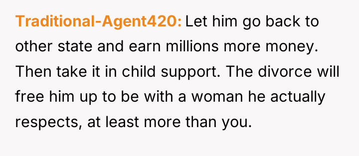 Traditional-Agent420 Let him go back to other state and earn...