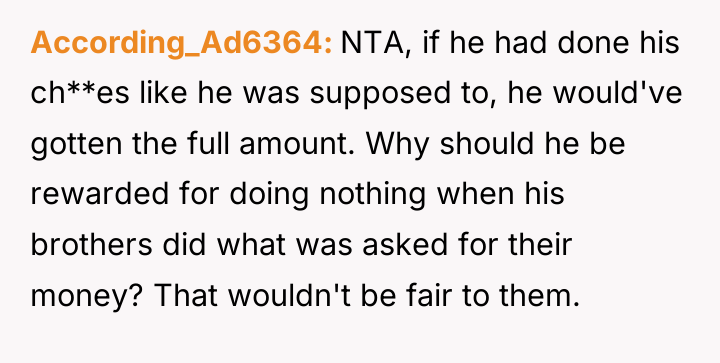 According_Ad6364 NTA, if he had done his ch**es like he...