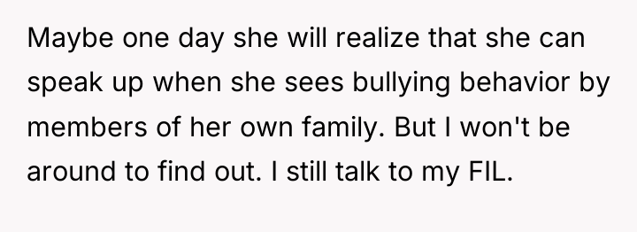 Maybe one day she will realize that she can speak...
