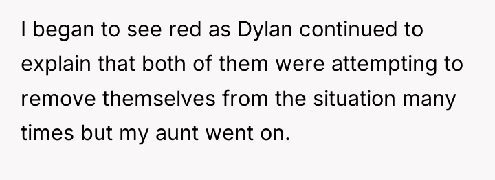 I began to see red as Dylan continued to explain...