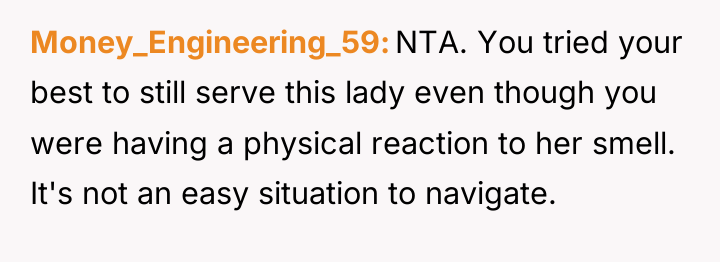 Money_Engineering_59 NTA. You tried your best to still serve this...
