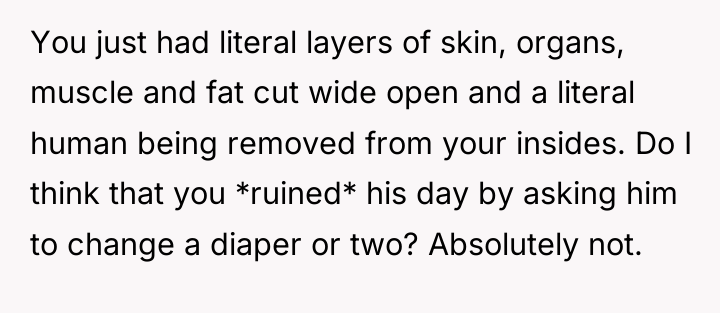 You just had literal layers of skin, organs, muscle and...