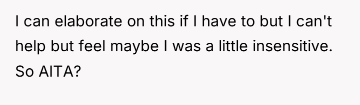I can elaborate on this if I have to but...