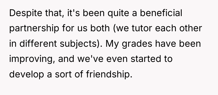 Despite that, it's been quite a beneficial partnership for us...