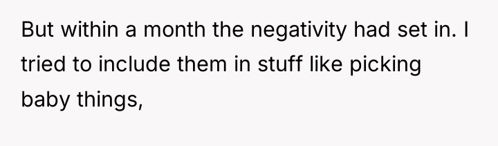 But within a month the negativity had set in. I...