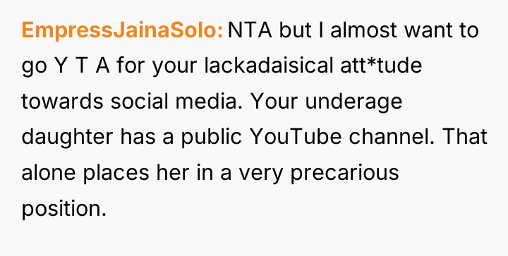EmpressJainaSolo NTA but I almost want to go Y T...