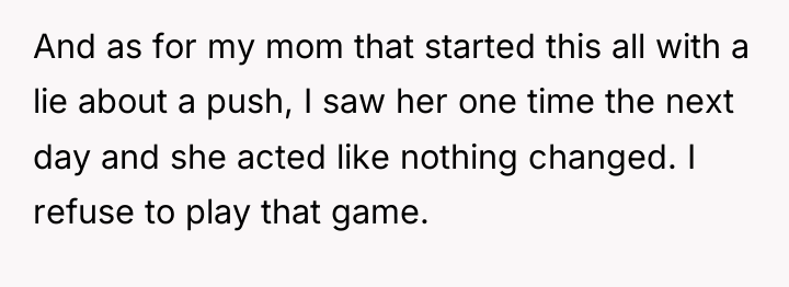 And as for my mom that started this all with...