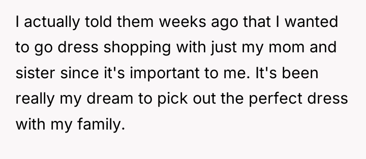 I actually told them weeks ago that I wanted to...