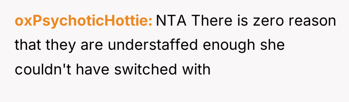 oxPsychoticHottie NTA There is zero reason that they are understaffed...