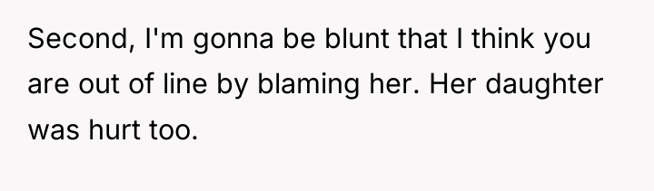 Second, I'm gonna be blunt that I think you are...