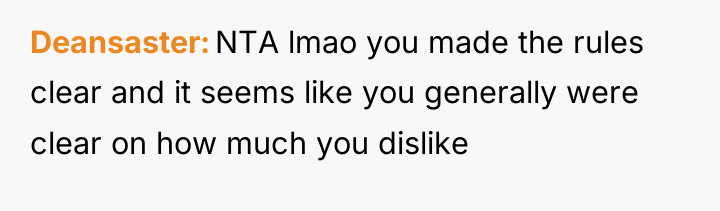 Deansaster NTA lmao you made the rules clear and it...