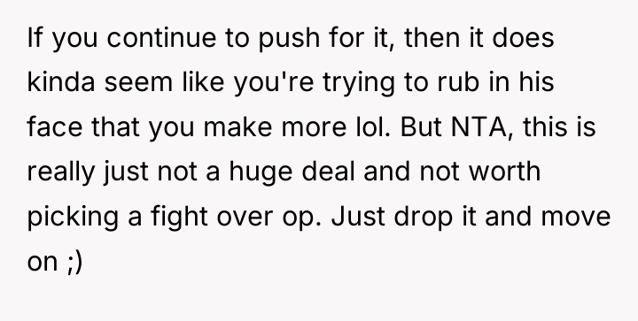 If you continue to push for it, then it does...