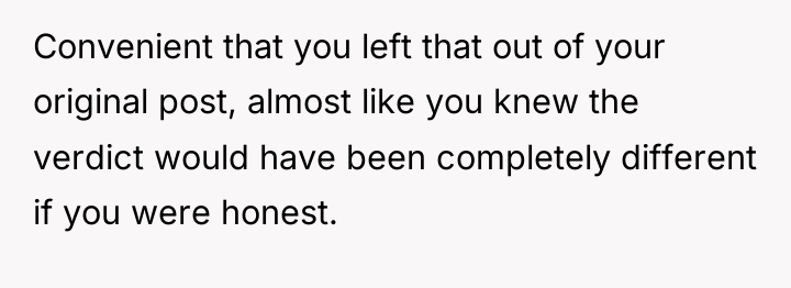Convenient that you left that out of your original post,...