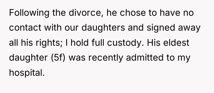 Following the divorce, he chose to have no contact with...