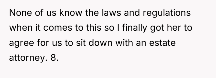 None of us know the laws and regulations when it...