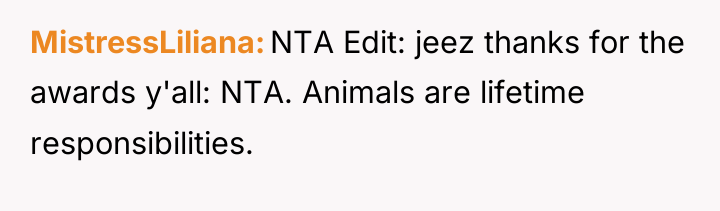 MistressLiliana NTA Edit: jeez thanks for the awards y'all: NTA....