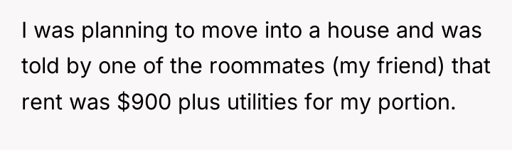 I was planning to move into a house and was...