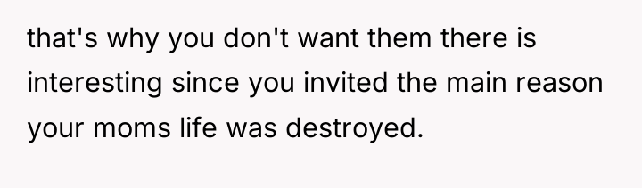 that's why you don't want them there is interesting since...