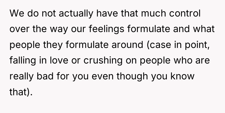 We do not actually have that much control over the...