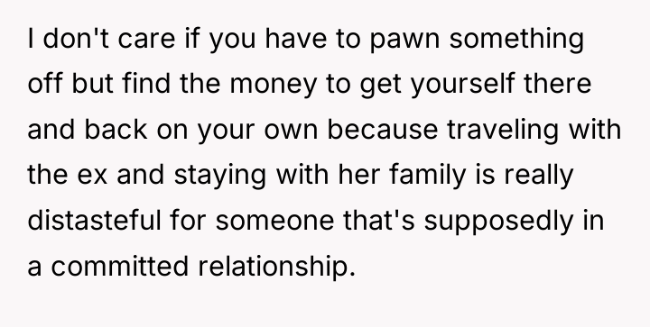 I don't care if you have to pawn something off...
