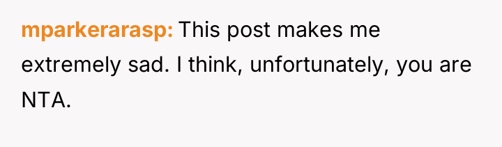 mparkerarasp This post makes me extremely sad. I think, unfortunately,...