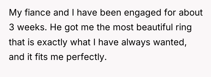 My fiance and I have been engaged for about 3...