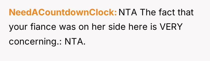 NeedACountdownClock NTA The fact that your fiance was on her...