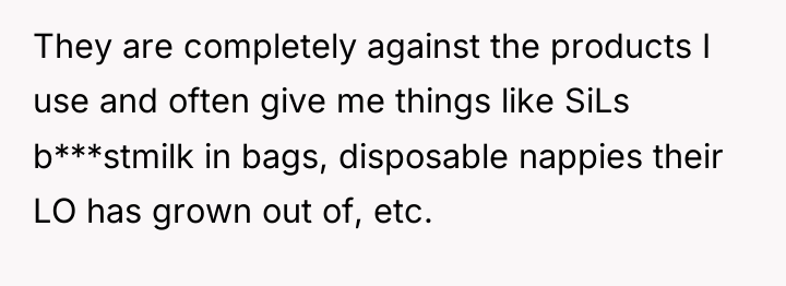 They are completely against the products I use and often...