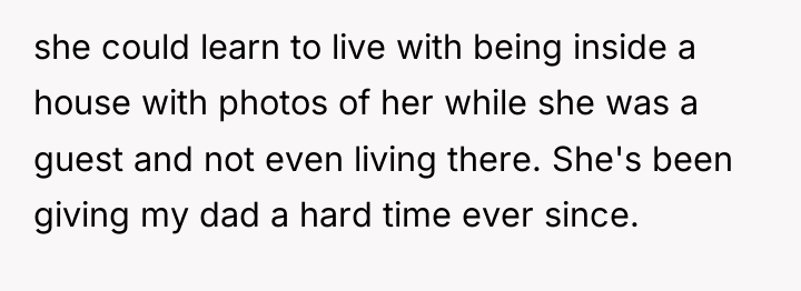 she could learn to live with being inside a house...