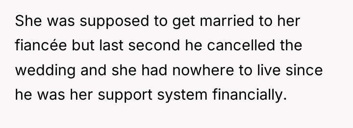 She was supposed to get married to her fiancée but...