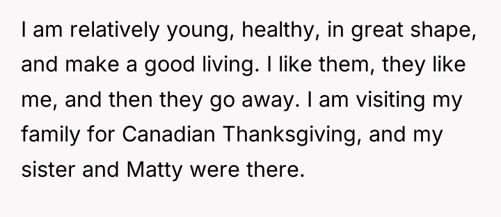 I am relatively young, healthy, in great shape, and make...