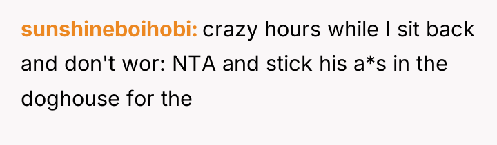 sunshineboihobi crazy hours while I sit back and don't wor:...