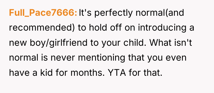 Full_Pace7666 It's perfectly normal(and recommended) to hold off on introducing...