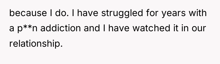 because I do. I have struggled for years with a...